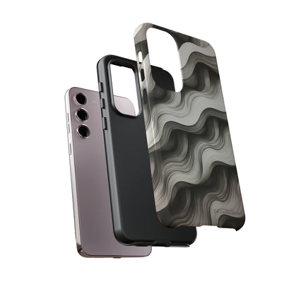 The "Geometric Waves" Cell Phone Case -Tough Cases