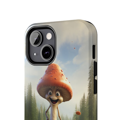 Introducing the "Smiling Mushroom" Cell Phone Case – Spread Joy with Every Glance! -Tough Phone Cases