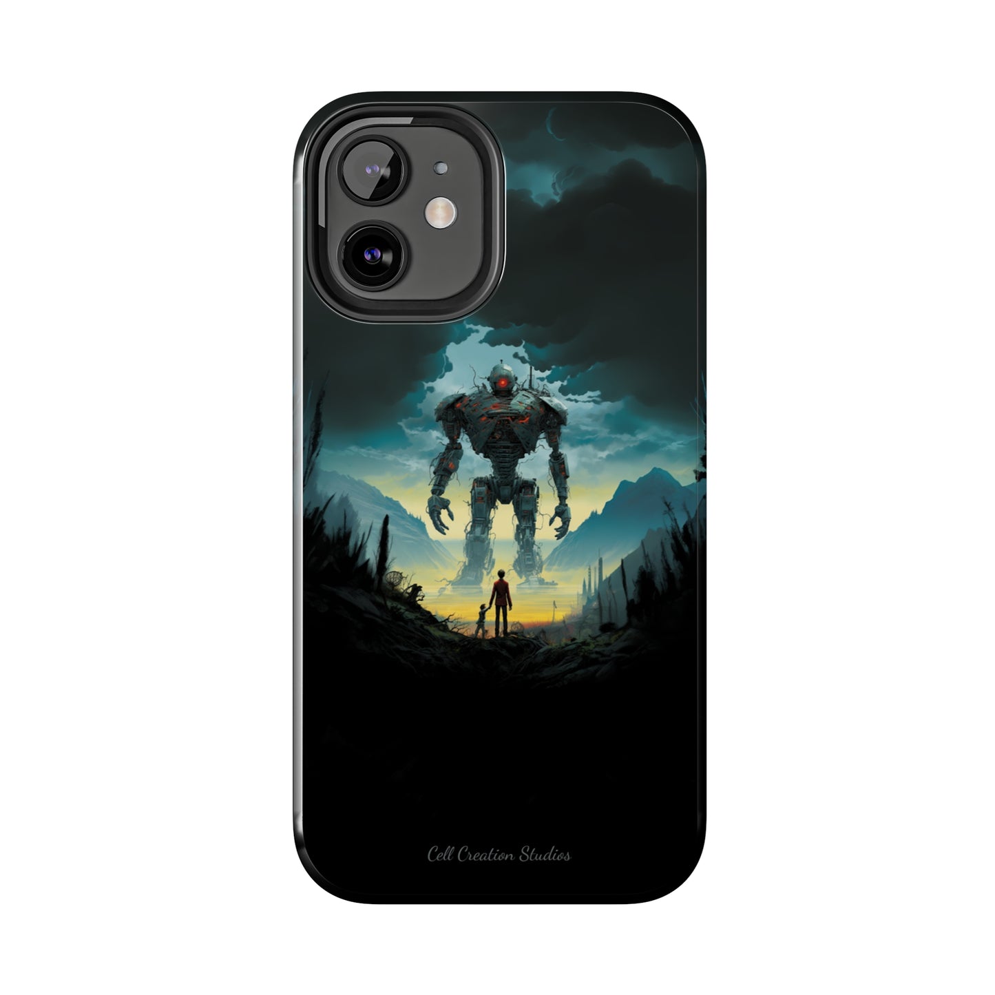 Introducing the "Rising Titan" Cell Phone Case – Witness the Astonishing Emergence of a Giant Robot! -Tough Phone Cases