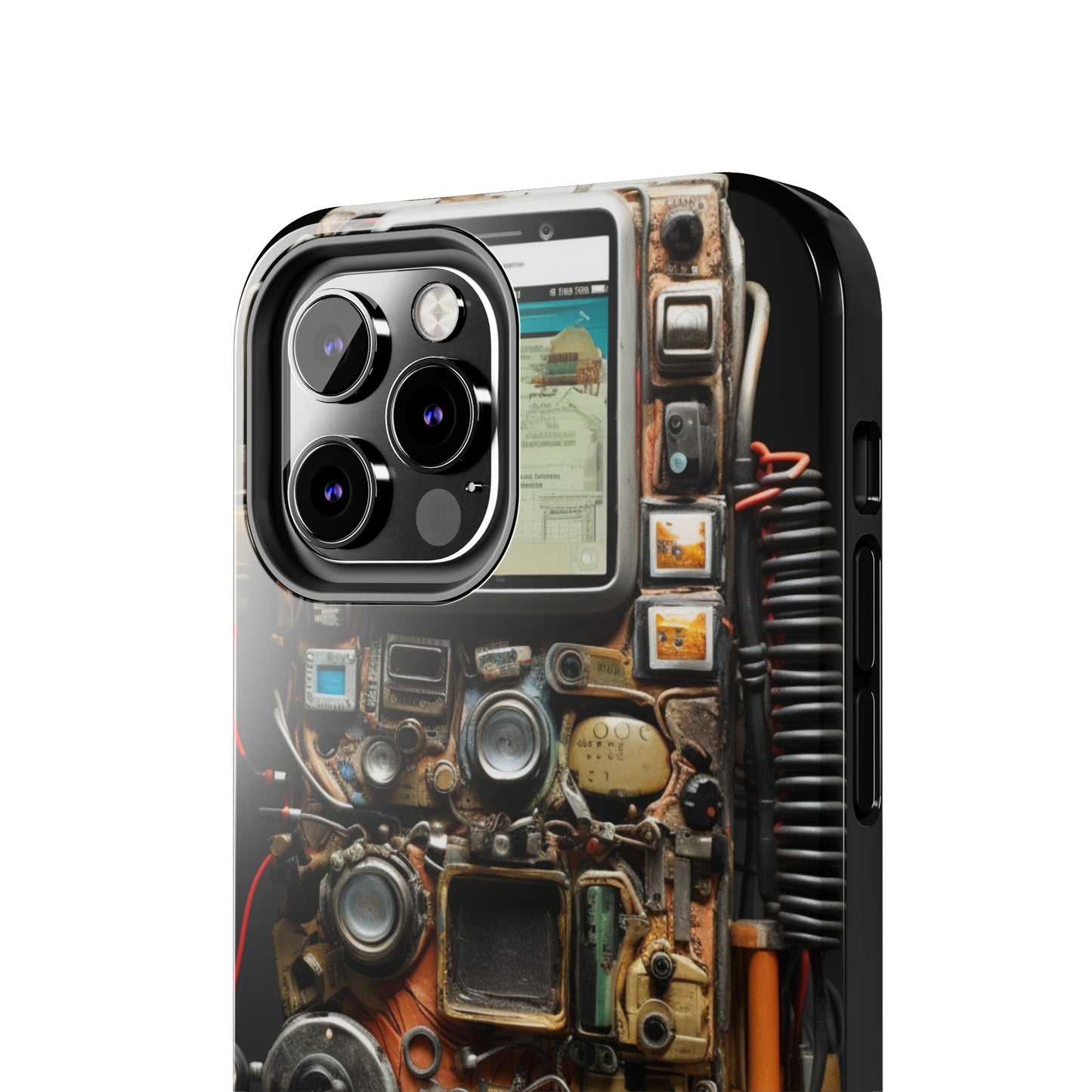 Introducing the "Tech Insight" Cell Phone Case – Explore Inner Workings with Transparent Design -Tough Phone Cases