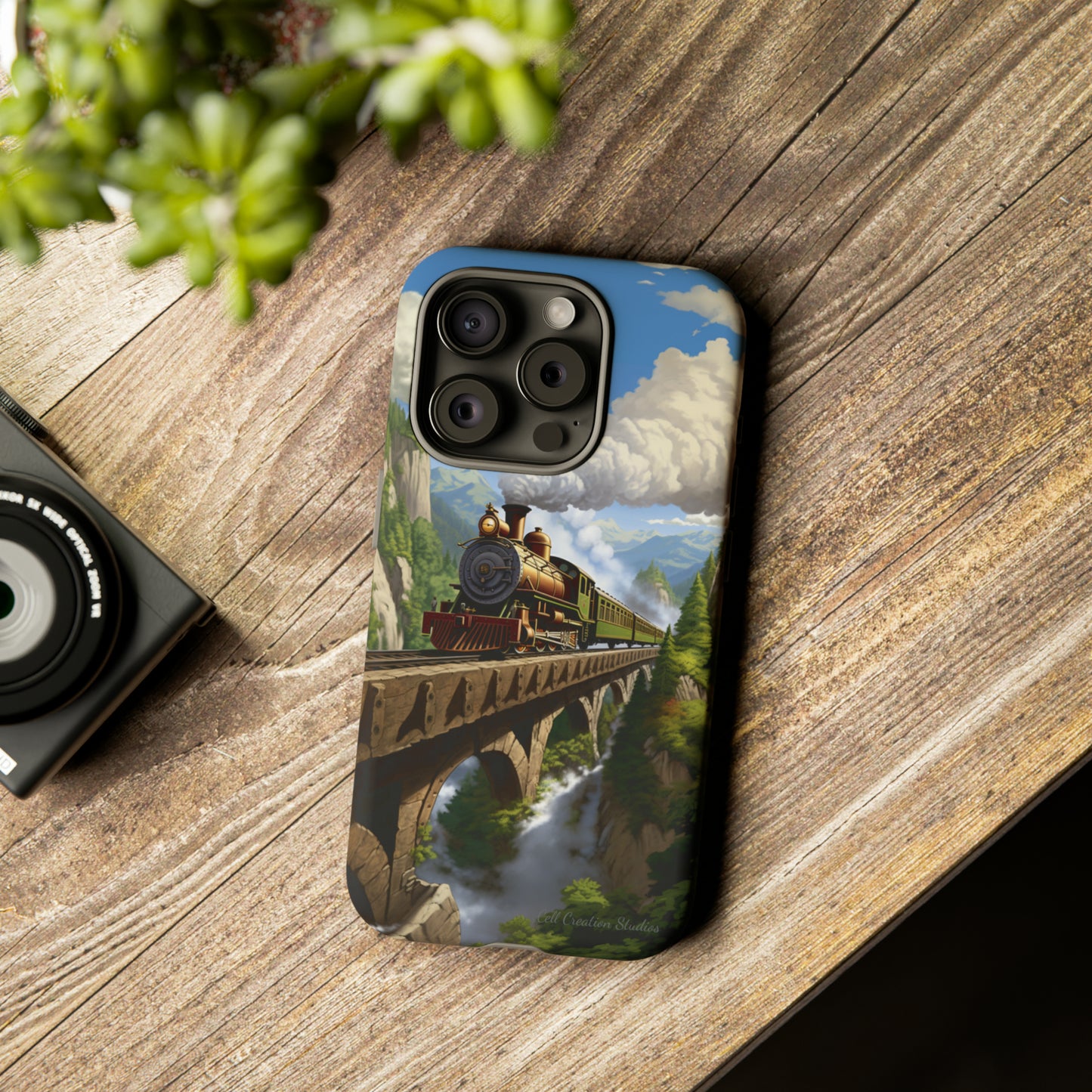 The "Scenic Mountain Train" Phone Case -Tough Cases