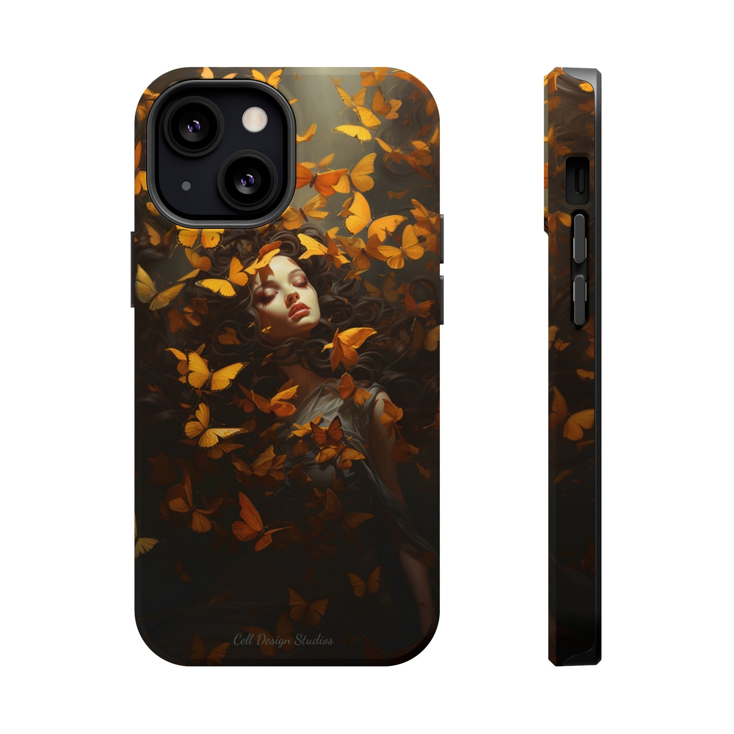 Introducing the "Butterfly Embrace" Cell Phone Case – A Fusion of Beauty and Grace -MagSafe Tough Cases