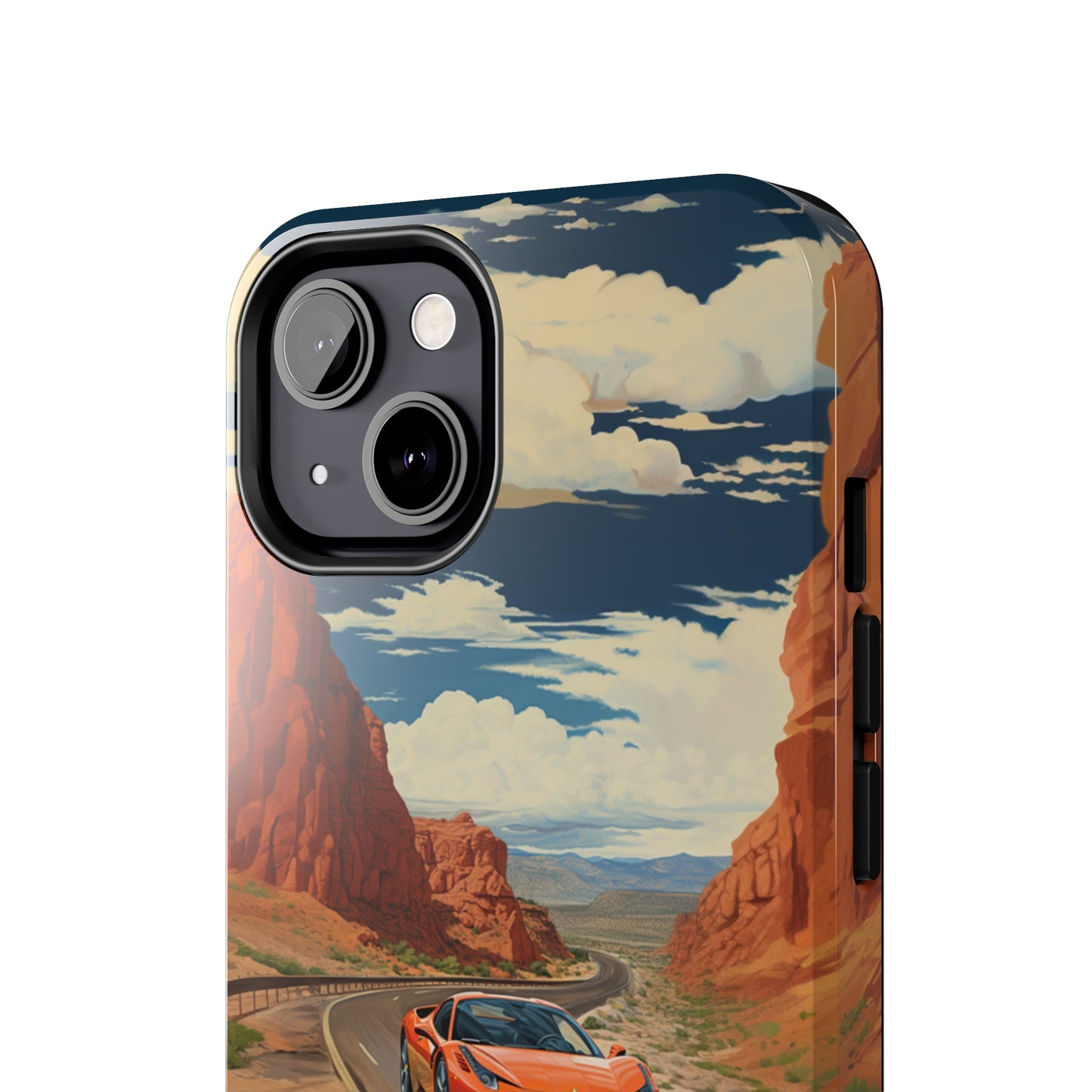 "Desert Racer Ferrari Edition" -Tough iPhone Cases