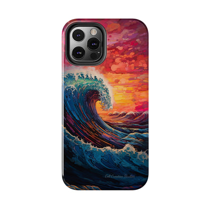 "Colorful Ocean Wave" Cell Phone Case -Tough Phone Cases