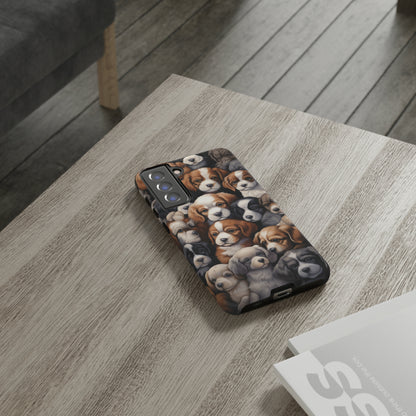 "Puppy Pile" Cuddles Phone Case -Tough Cases