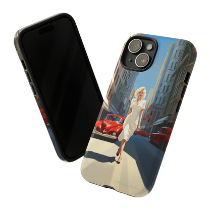 "City Stroll Glamour" Marilyn Monroe Phone Case -Tough Cases