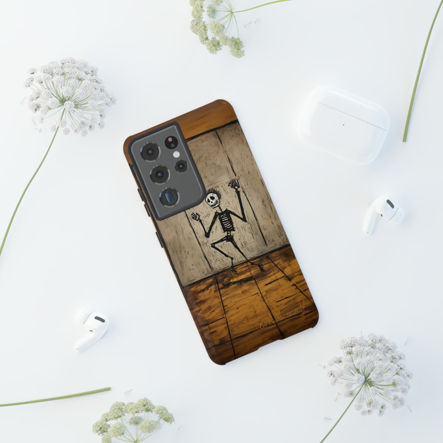 "Groovy Bones Skeleton" -Tough Samsung Phone Cases