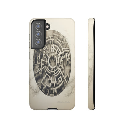 "Discover the Mystery: Maze-Inspired Cell Phone Case" -Tough Cases