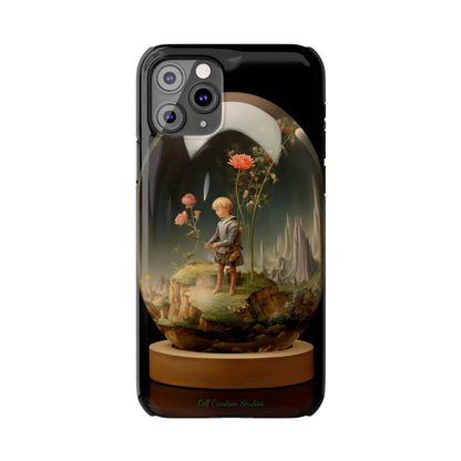 Introducing the "Miniature Gardener" Cell Phone Case – Embrace Your Imagination with a Captivating Glass-Encased Design -Slim Phone Cases