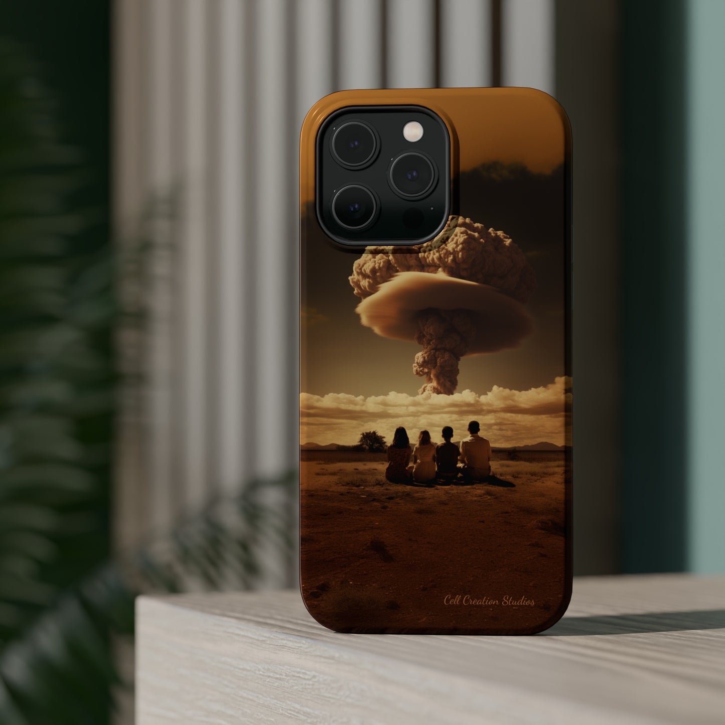 Introducing our "Skywatchers" Cell Phone Case - A Thought-Provoking Design -MagSafe Tough Cases