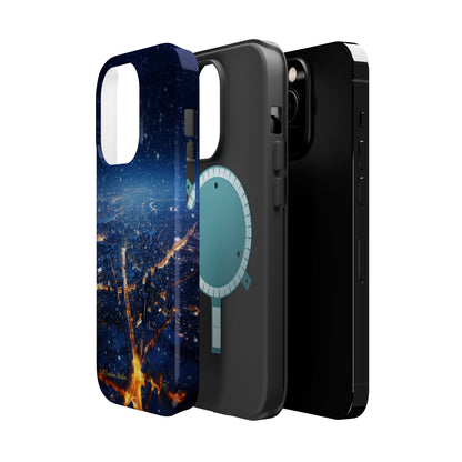 "Urban Snowfall Glow" -MagSafe Tough iPhone Cases