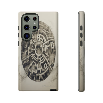 "Discover the Mystery: Maze-Inspired Cell Phone Case" -Tough Cases