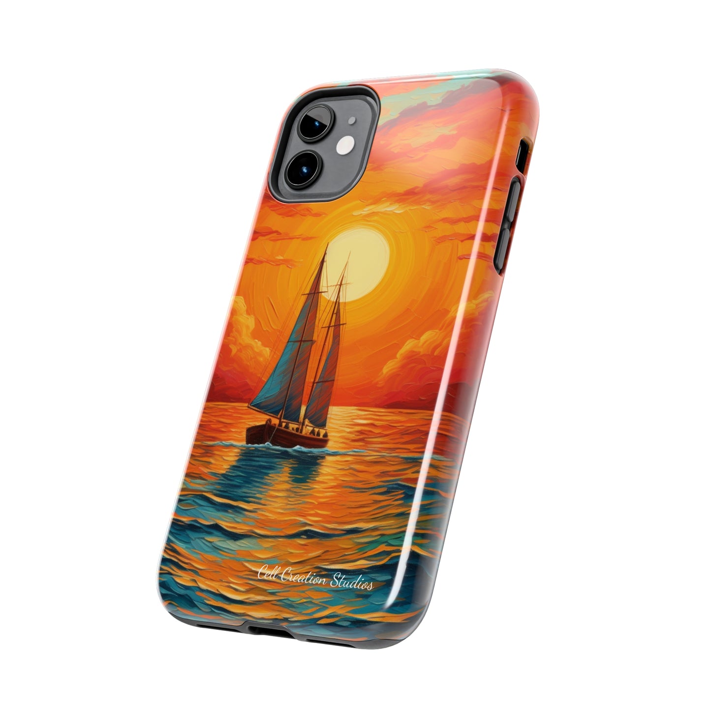 "Sailboat Sunset" -Tough iPhone Cases