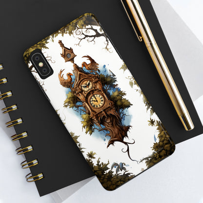 Introducing the "Timeless Charm Cuckoo Clock" Cell Phone Case – Embrace Vintage Elegance -Tough Phone Cases