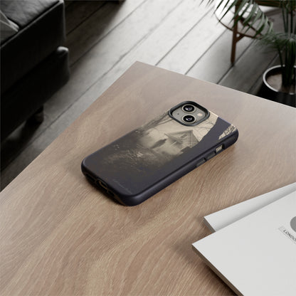 Introducing the "Ethereal Encounter" Cell Phone Case – Unveil the Mystery of the Ghostly Presence -Tough Cases