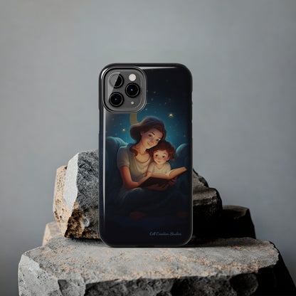 Introducing the "Bedtime Story Bliss" Cell Phone Case – Cherish Heartwarming Moments with Every Glance -Tough Phone Cases