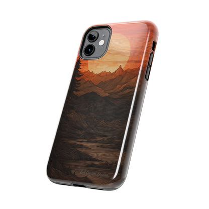 The "Sunset Mountains" Phone Case -Tough Phone Cases