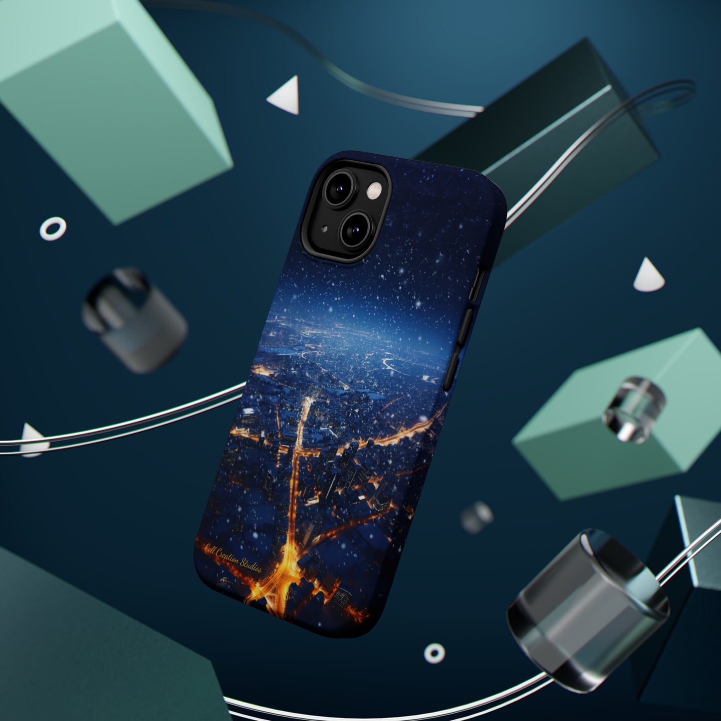 "Urban Snowfall Glow" -MagSafe Tough iPhone Cases