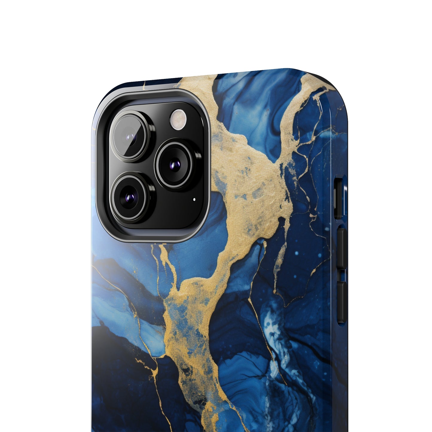 "Azure Elegance Marble" -Tough iPhone Cases