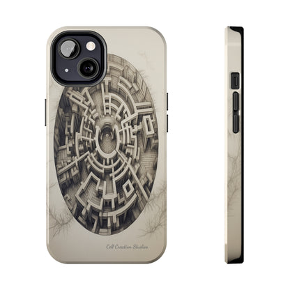 "Discover the Mystery: Maze-Inspired Cell Phone Case" -Tough Phone Cases