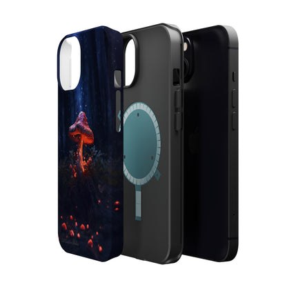 Introducing the "Enchanted Magic Mushroom" Cell Phone Case – Unveil the Mystical Realm -MagSafe Tough Cases