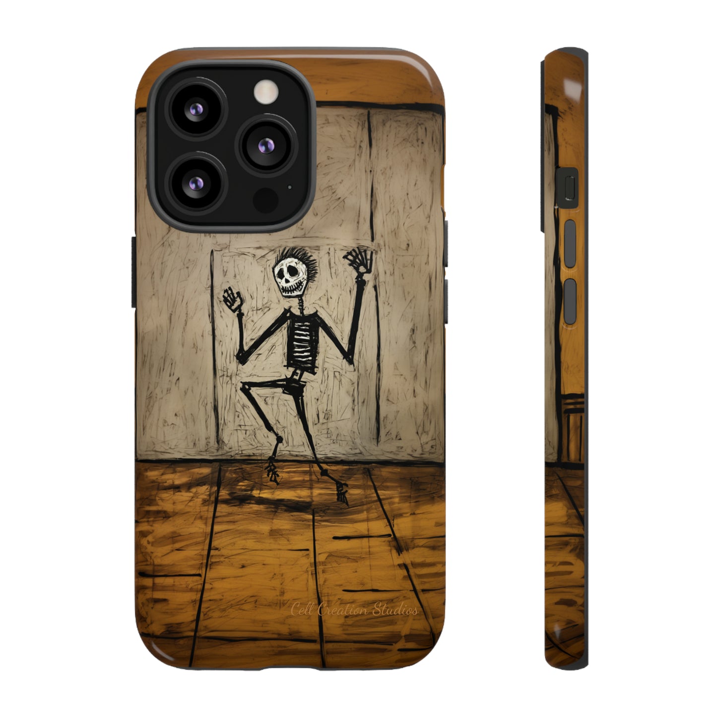 "Groovy Bones Skeleton" -Tough iPhone Cases