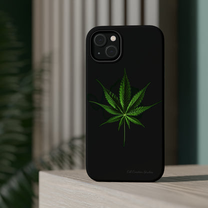 "Cannabis Chic" Marijuana Leaf Phone Case -MagSafe Tough Cases