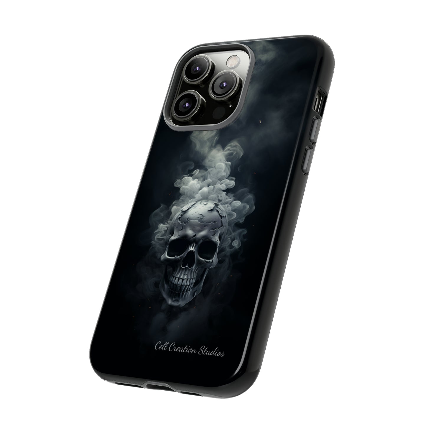 "Ethereal Skull Noir" -Tough iPhone Cases