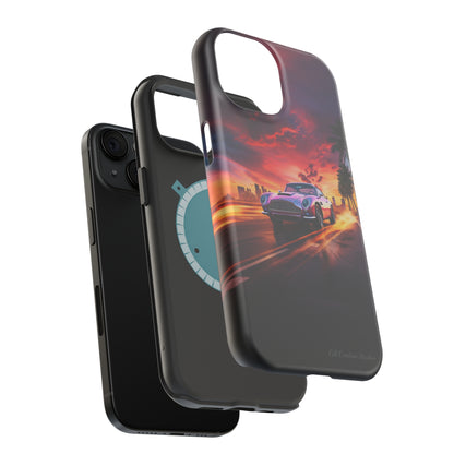 "Silver Aston Martin Racing" -MagSafe Tough iPhone Cases