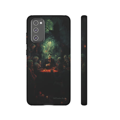 Introducing the "Ghoulish Gala" Cell Phone Case – Dracula's Halloween Soiree -Tough Cases