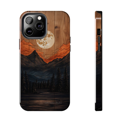 "Elevate Your Style with the Mountain Moonlight Phone Case" -Tough Phone Cases