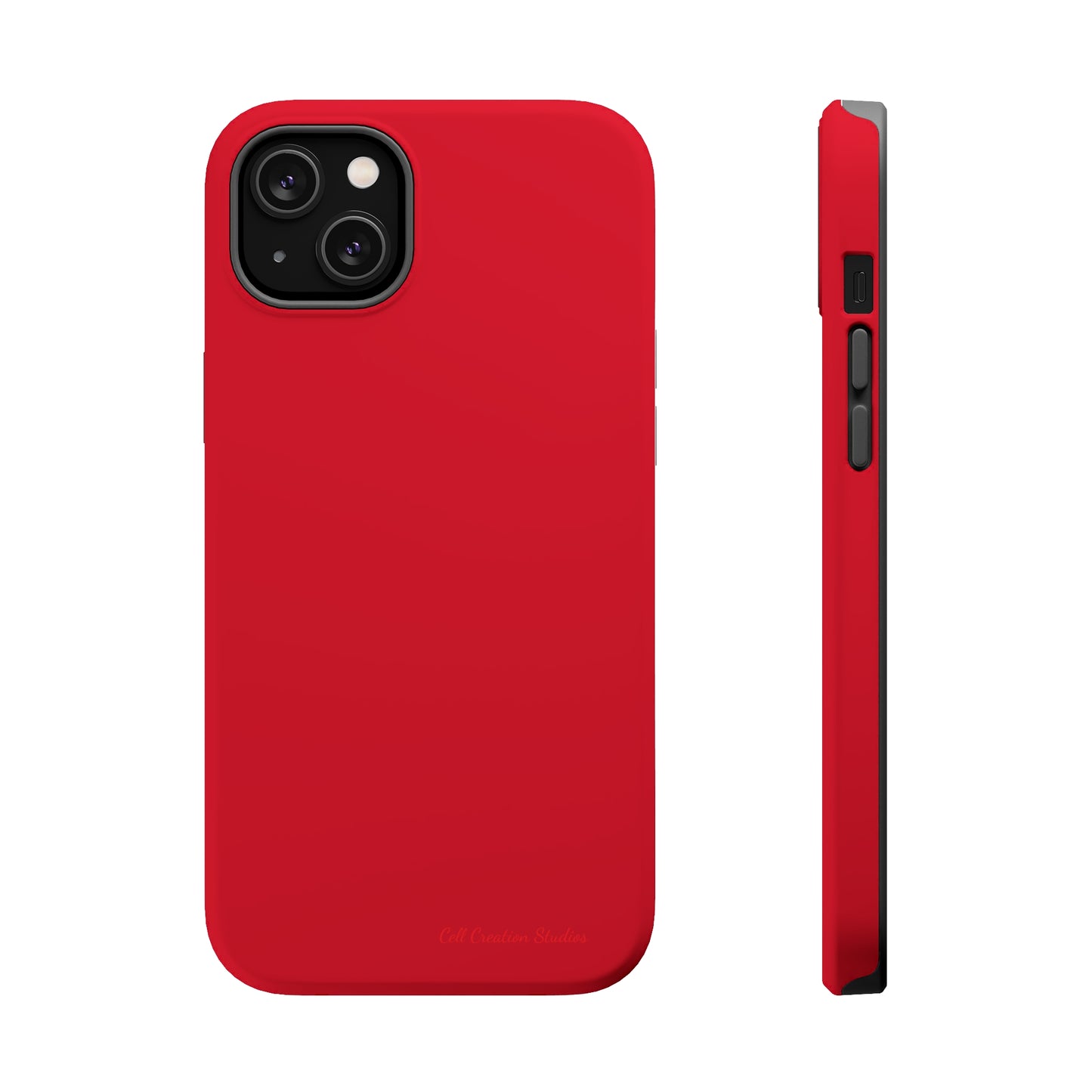 "Bold Crimson Shield" -MagSafe Tough iPhone Cases