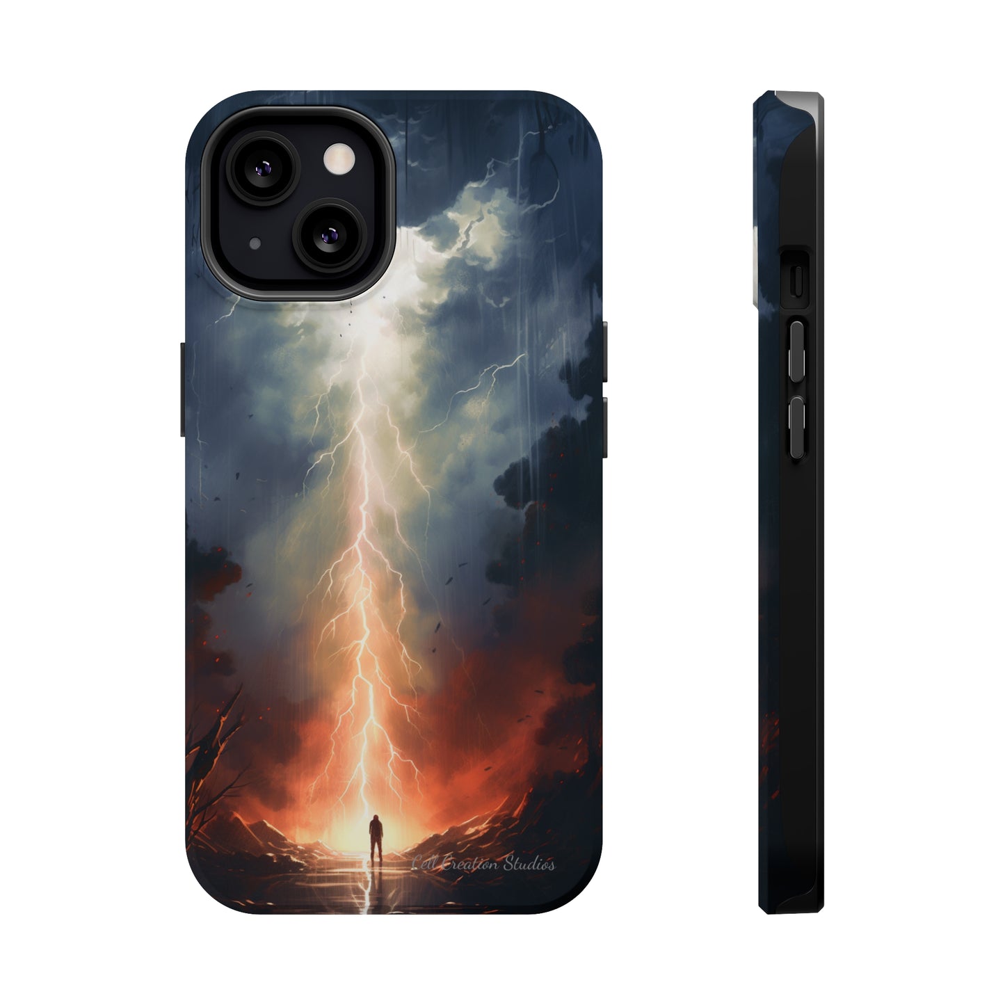 Introducing the "Thunderstrike" Cell Phone Case – Feel the Pulse of the Storm -MagSafe Tough Cases