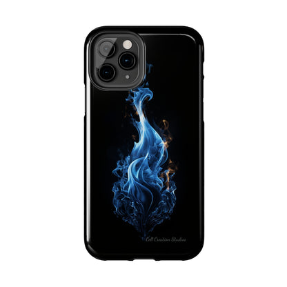 "Blue Flame" Phone Case: Ignite Your Style with Fiery Elegance -Tough Phone Cases