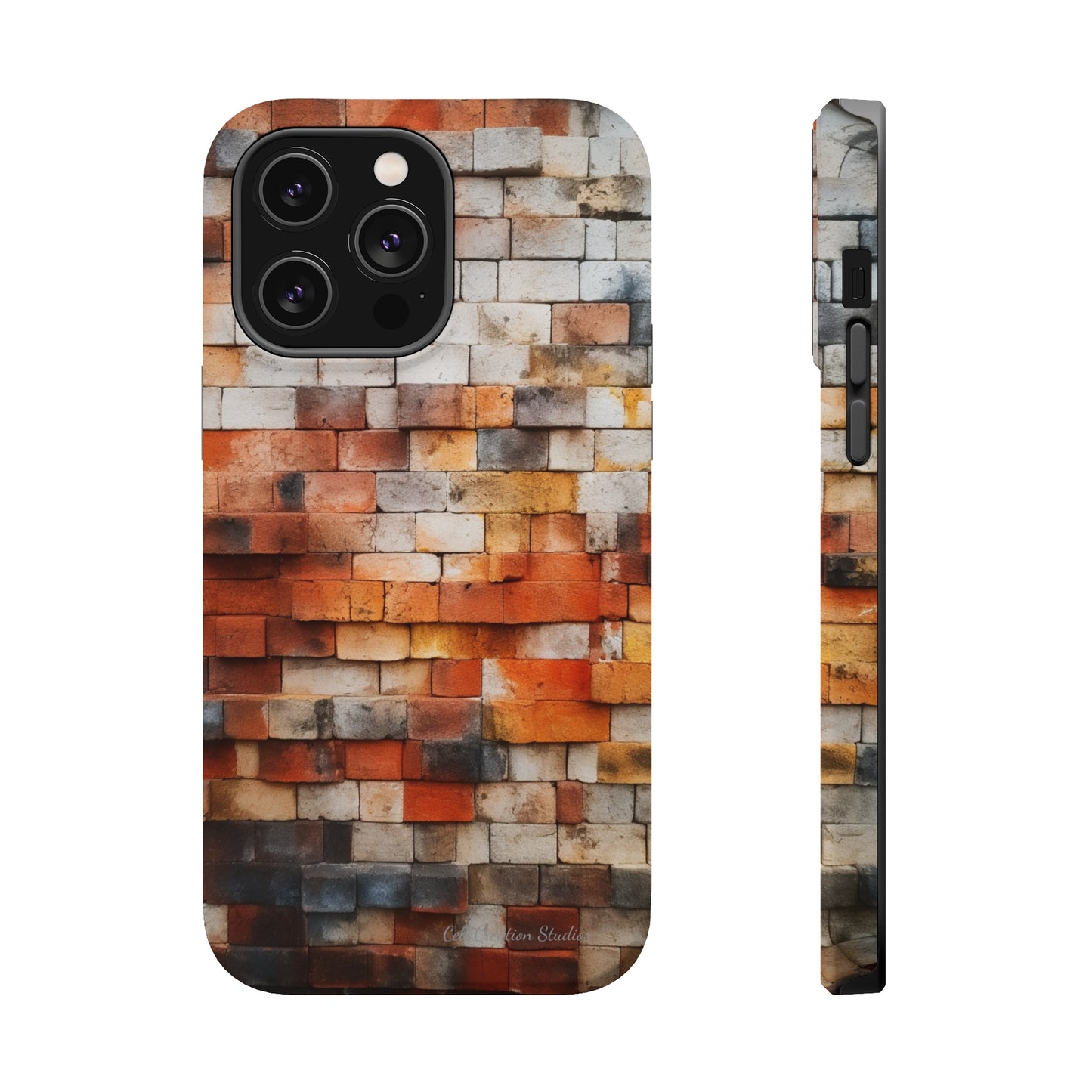 Introducing our "Urban Brickwork" Cell Phone Case – the perfect fusion of style and protection for your device -MagSafe Tough Cases