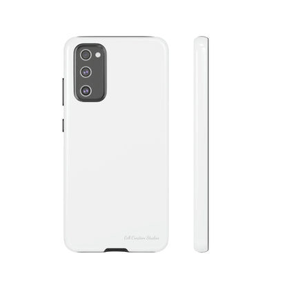 "Pure Elegance White" -Tough Samsung Phone Cases