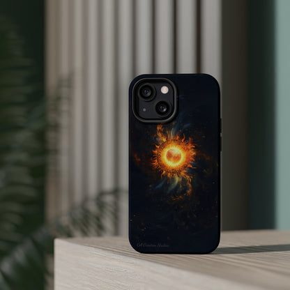 Introducing the "Celestial Sun and Stars" Cell Phone Case – Carry the Cosmos with You -MagSafe Tough Cases