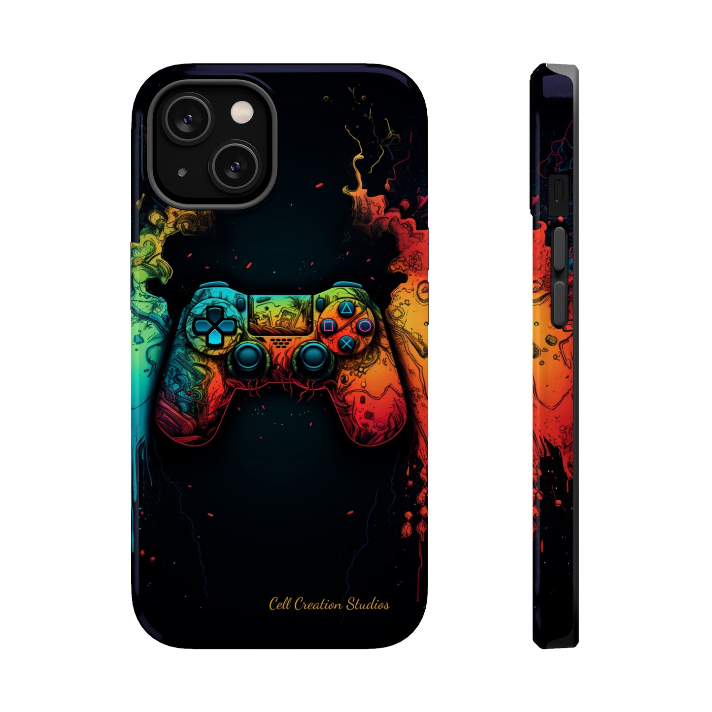 "ColorBlast Gaming" -MagSafe Tough iPhone Cases