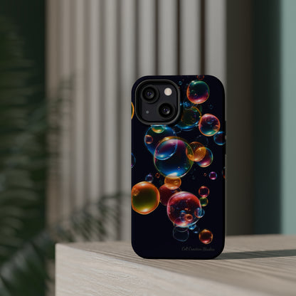 Elevate Your Phone's Aesthetic with our "BubbleBurst" Cell Phone Case -MagSafe Tough Cases