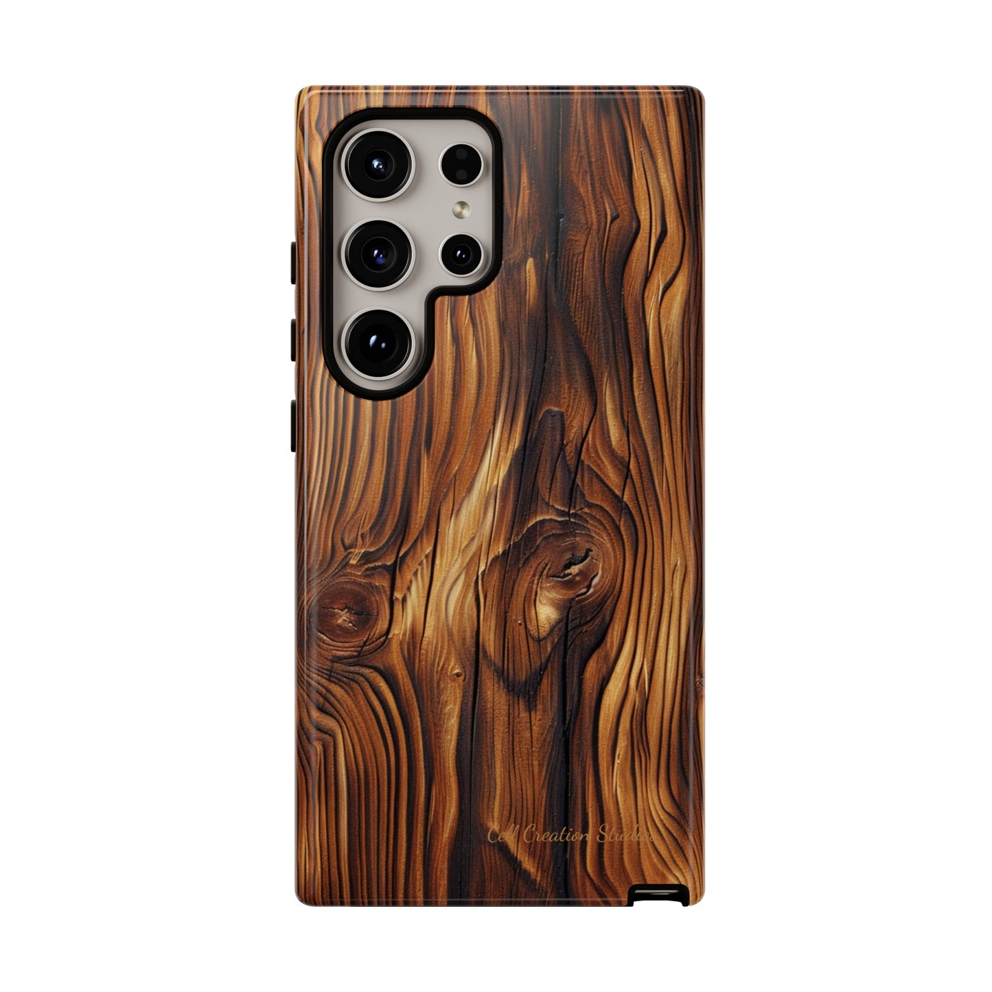 "Wood Grain Elegance" Tough Samsung Galaxy Cases