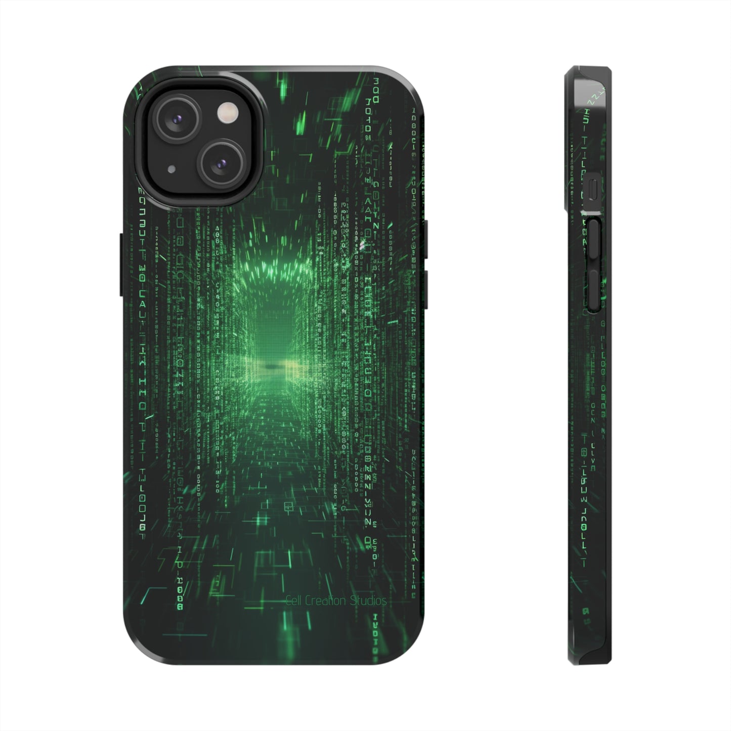 Introducing our "Digital Code Stream" Cell Phone Case – where style meets technology for your device's protection -Tough Phone Cases