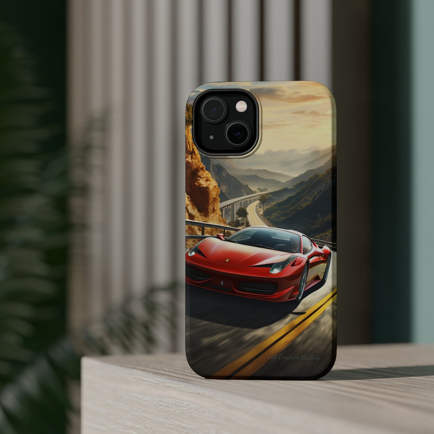 "Mountain Majesty Ferrari Edition" -MagSafe Tough iPhone Cases