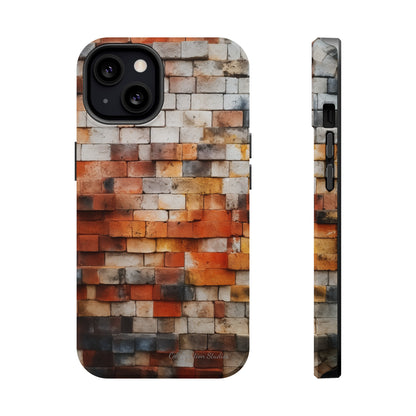 Introducing our "Urban Brickwork" Cell Phone Case – the perfect fusion of style and protection for your device -MagSafe Tough Cases