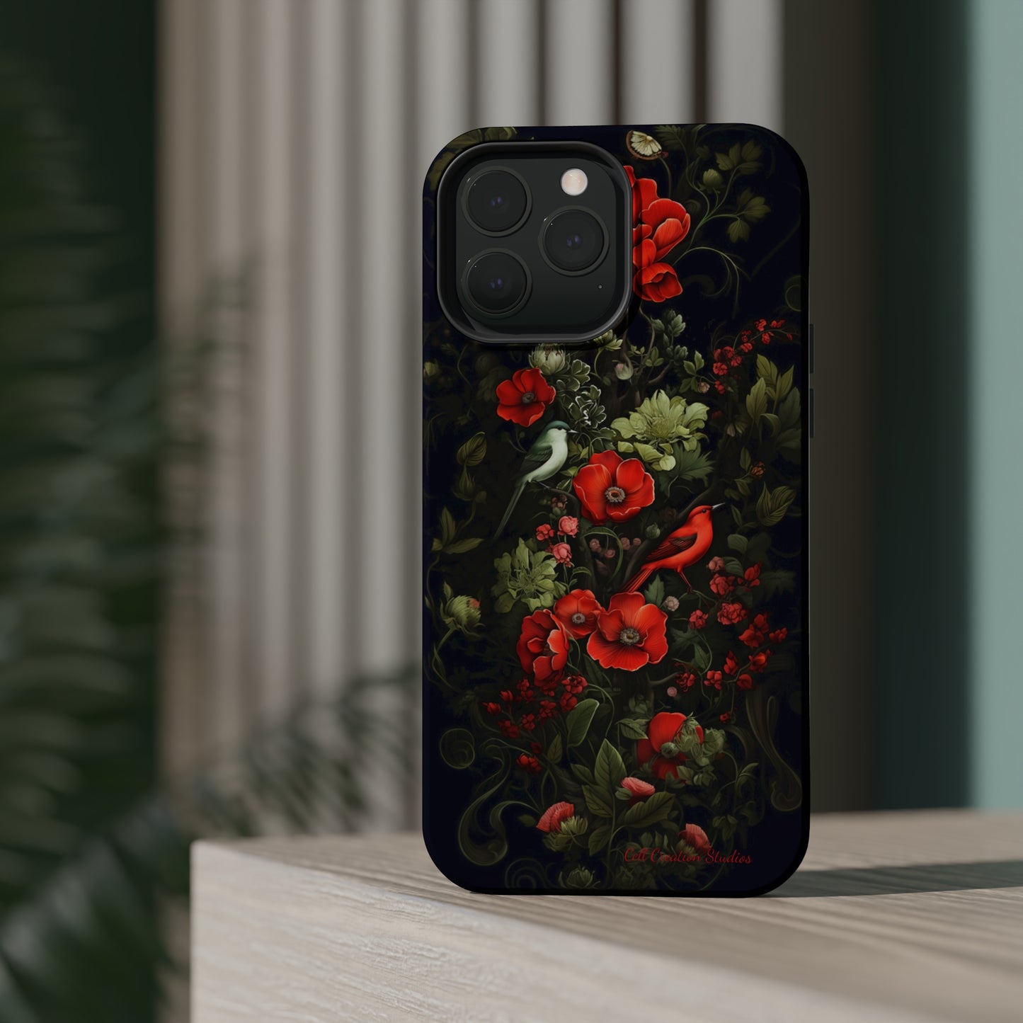 "Floral Serenade Elegance" -MagSafe Tough iPhone Cases