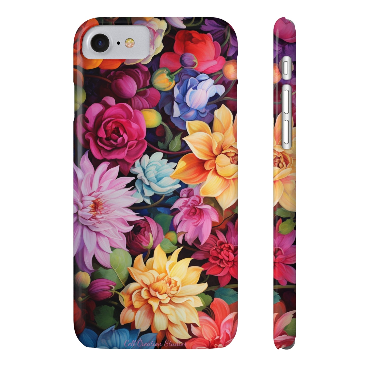 Introducing the "Blossom Beauty" Cell Phone Case – Elevate Your Style with Floral Charm -Slim Phone Cases