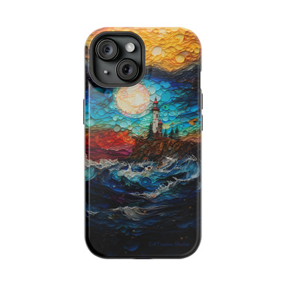 "Coastal Canvas Guardian" -MagSafe Tough iPhone Cases