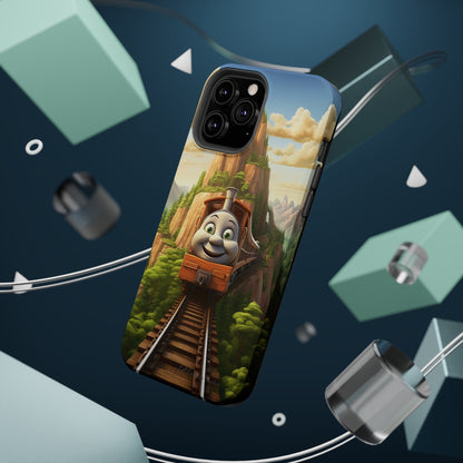 The "Mountain Journey Train" Character Phone Case -MagSafe Tough Cases