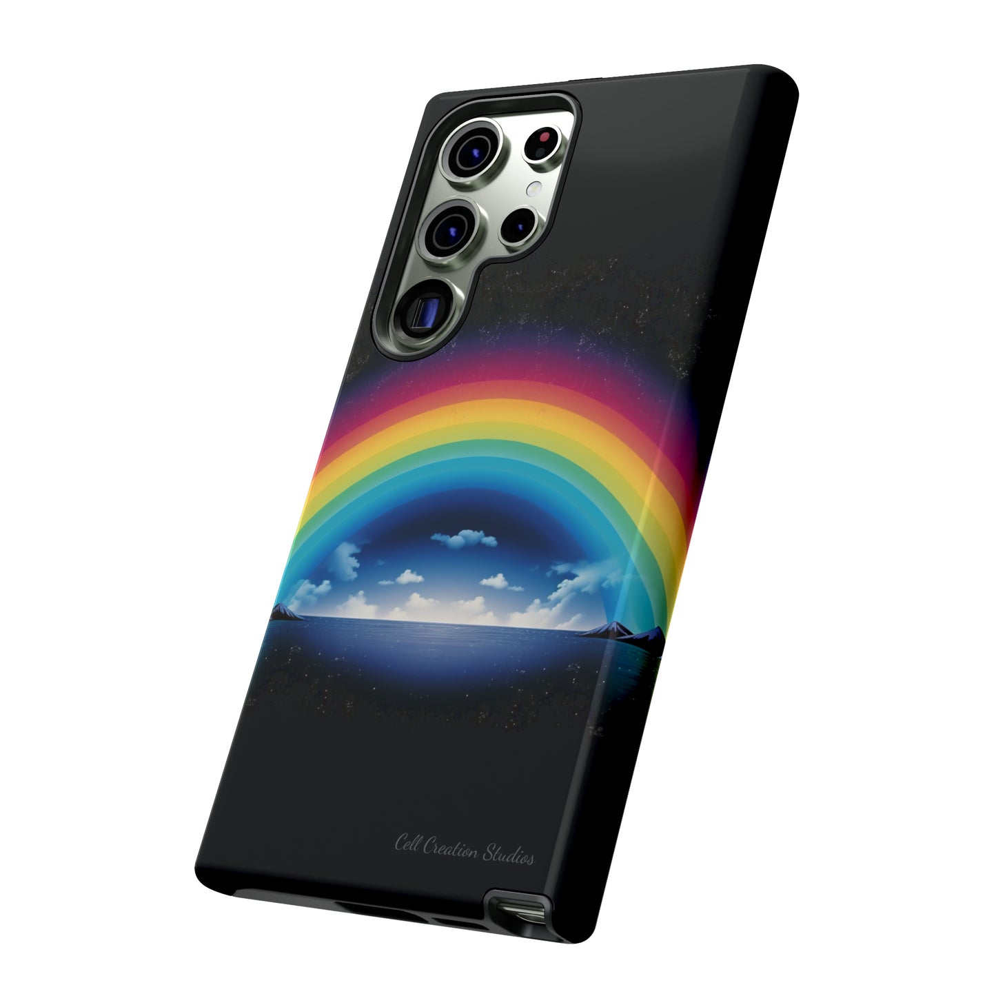 "Vibrant Skies: Rainbow Sunset" Cell Phone Case -Tough Cases