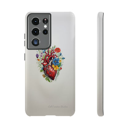 "Floral Heart Harmony" -Tough Samsung Cases