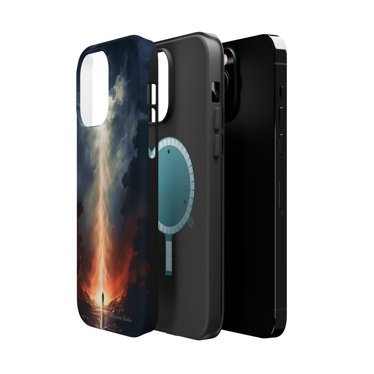 Introducing the "Thunderstrike" Cell Phone Case – Feel the Pulse of the Storm -MagSafe Tough Cases